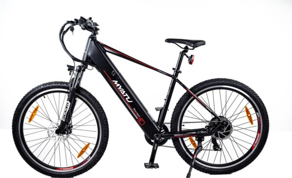 Myatu 27,5 inch e-bike/mountainbike heren, elektrische fiets/pedelec met 36V-13Ah accu & LCD display & 7 versnellingen en 250W achter motor voor 25 km/u (8720618440587)