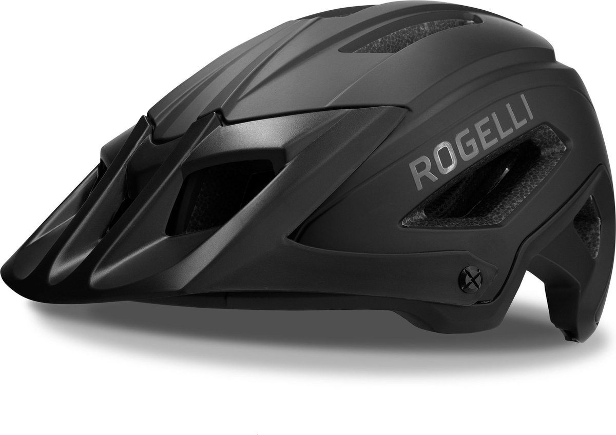 Rogelli Onyx Fietshelm - Sporthelm - Helm Volwassenen - Zwart - Maat L/XL - 58-62 cm (8720567066463)