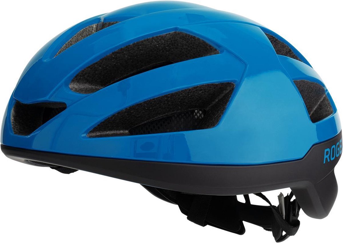 Rogelli Puncta Fietshelm - Sporthelm - Helm Volwassenen - Blauw/Zwart - Maat L/XL - 58-62 cm (8720567003772)