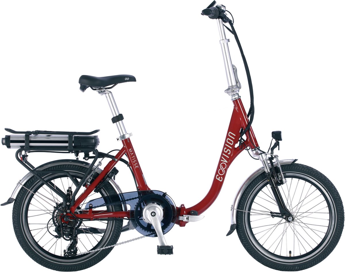 E-VISION MATISSE 20 INCH FOLDABLE 7 SPEED RED (5404009812254)