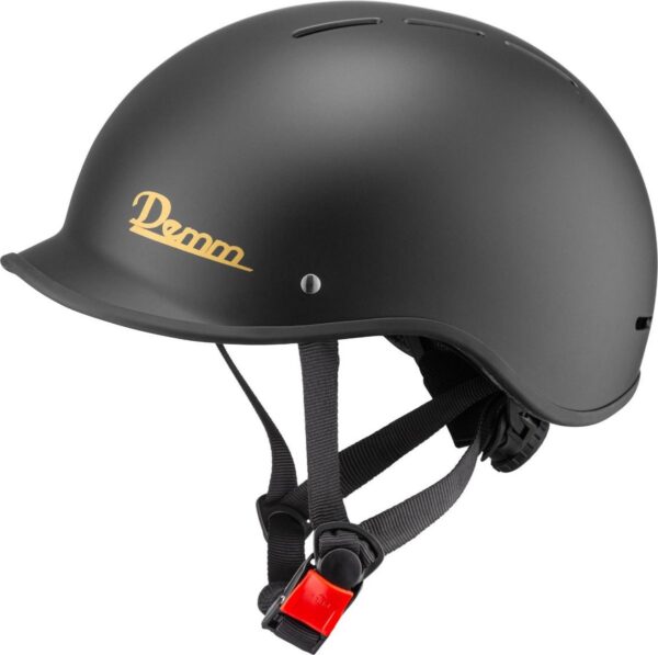 DEMM E-Rider Speed pedelec helm - Elektrische fietshelm - Snorscooter, Snorfiets, Step helm - vrouwen en mannen - L - Mat Zwart - Gratis helmtas (8720941400012)