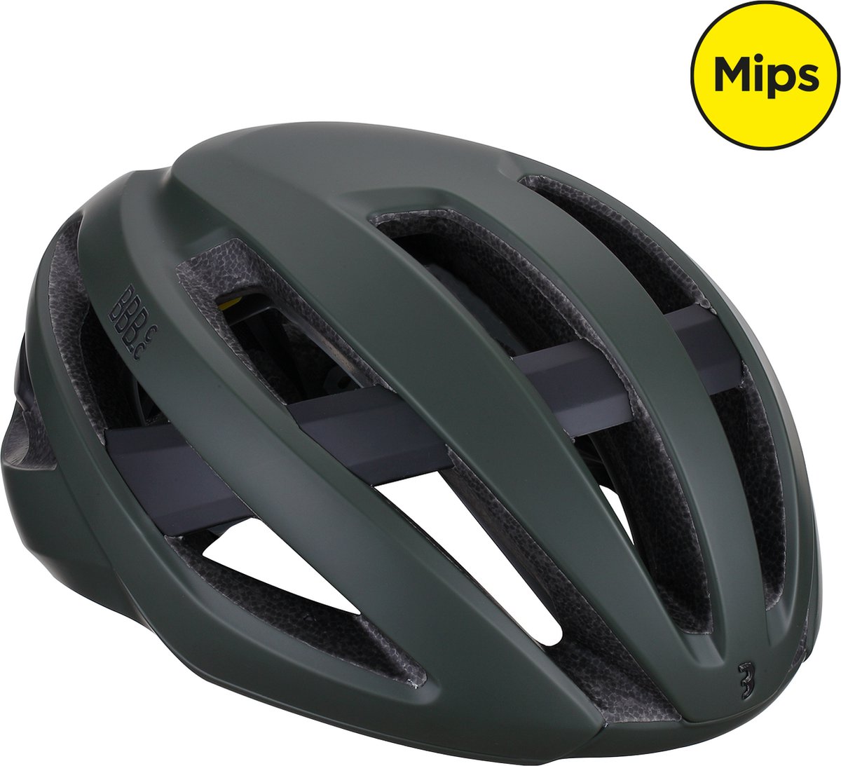 BBB Cycling Maestro MIPS Fietshelm - Extra Veiligheid - Sporthelm Volwassenen - Racefiets - Olive Green - Maat L - BHE-10 (8716683133073)
