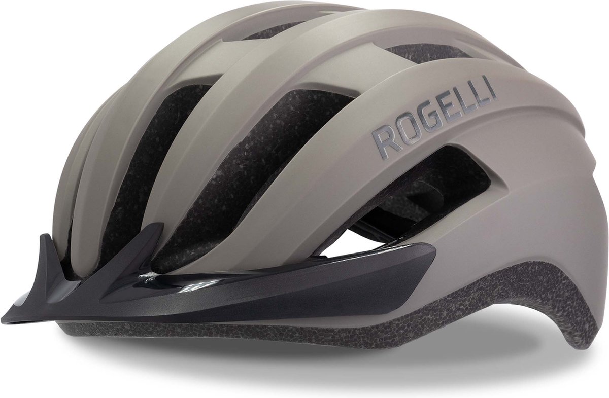 Rogelli Ferox II Fietshelm - Sporthelm - Helm Volwassenen - Taupe - Maat L/XL - 58-62 cm (8720567033489)