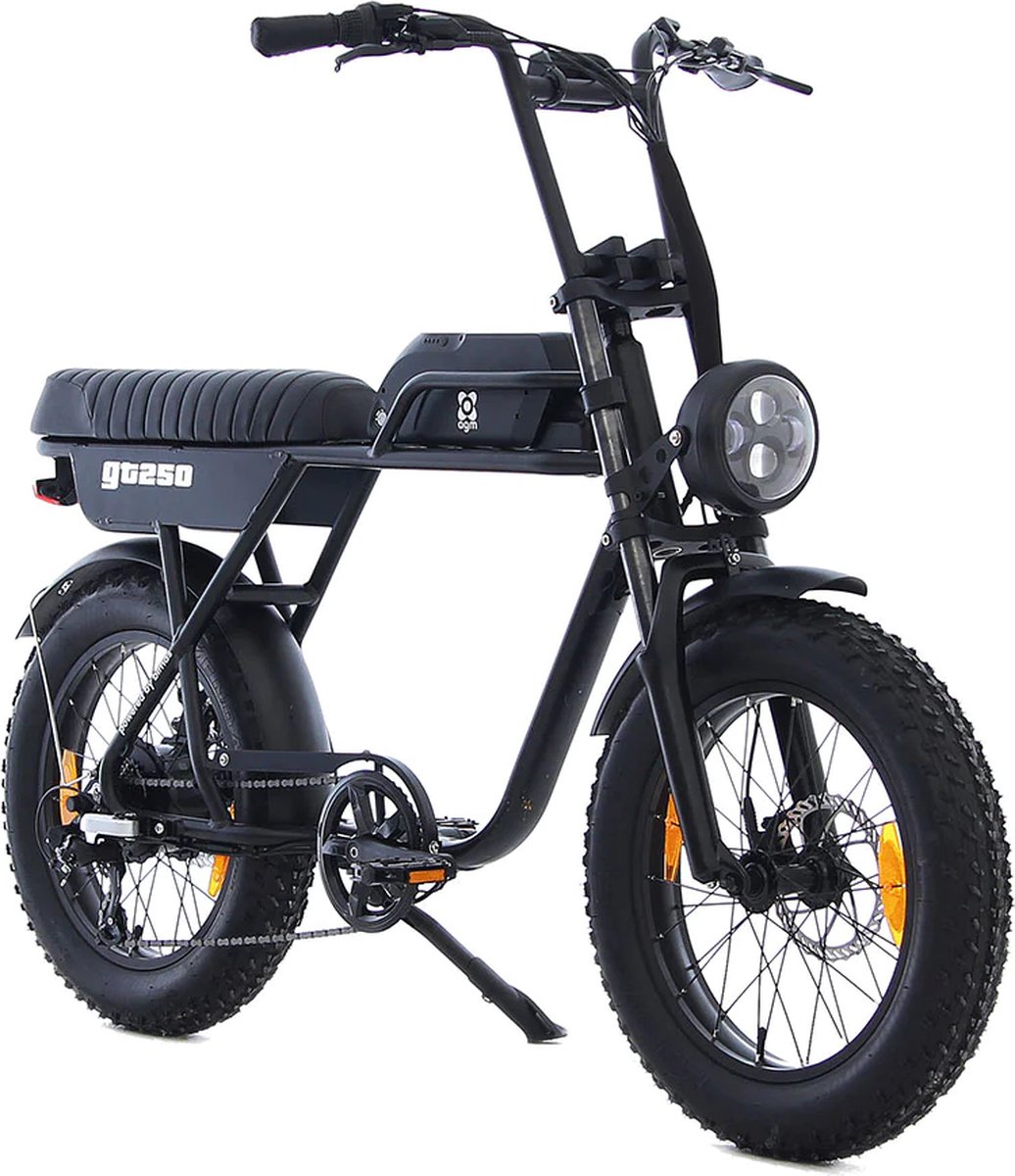 AGM GT250 - Fatbike - zwart - 25km/u - 2 jaar garantie! (8720254000121)
