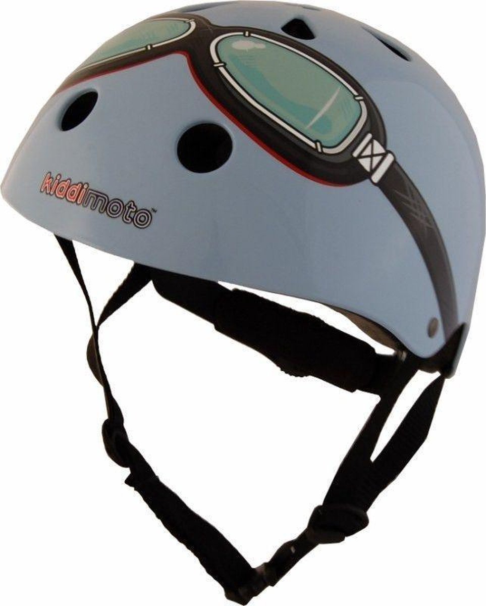 Kiddimoto helm Blue goggle fietshelm (5060262726877)