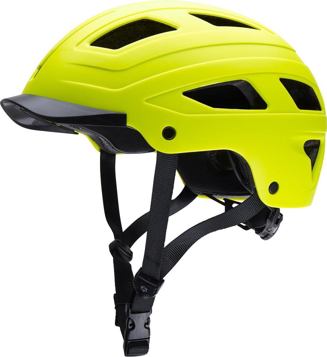 AGU Cit-E IV Led Fietshelm - Fluo Geel - L/XL - incl. Led licht (8717565630963)