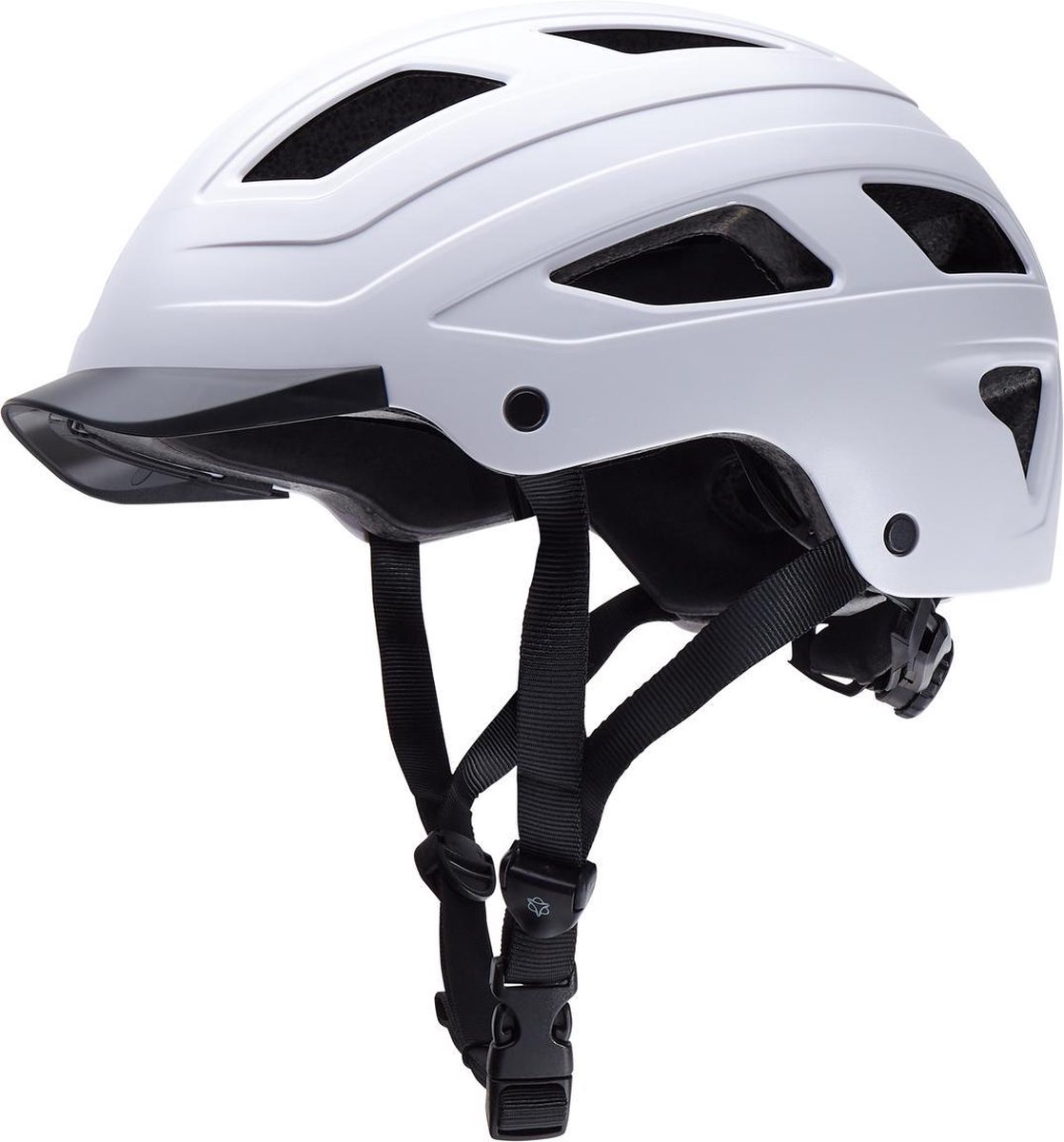 AGU Cit-E IV Led Fietshelm - Wit - L/XL - incl. Led licht (8717565630925)