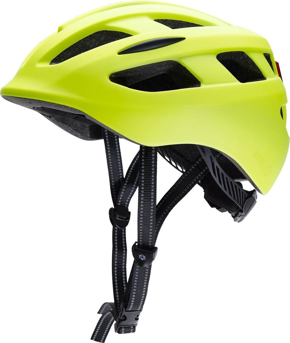 AGU Civick Fietshelm - Fluo Geel - L/XL - incl. Led licht (8717565606289)