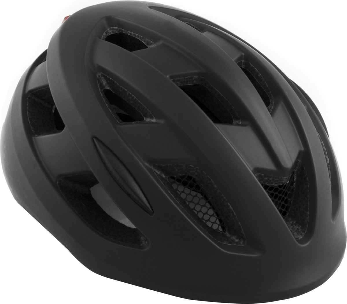 AGU Civick Fietshelm - Zwart - L/XL - incl. Led licht (8717565514935)