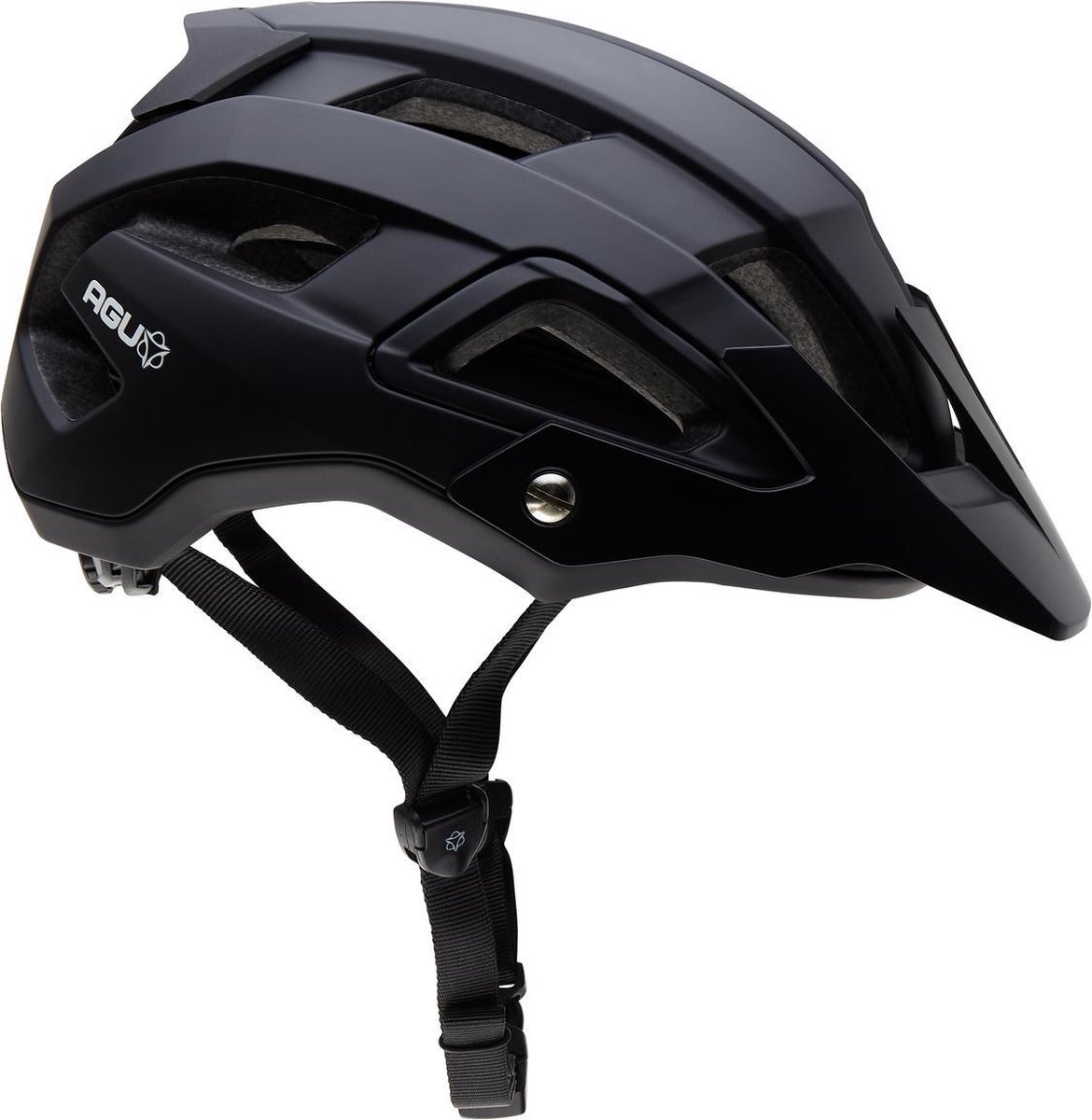 AGU Trail MTB Fietshelm - Zwart - S/M (8717565588936)