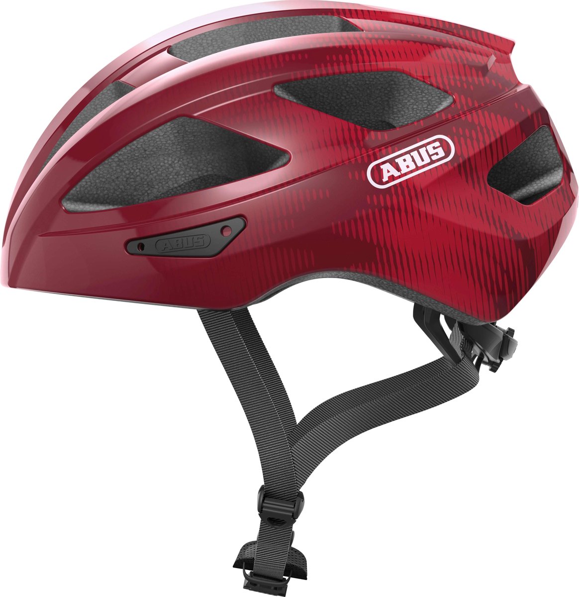 Abus Macator Fietshelm - Maat L (58-62 cm) - bordeaux red (4003318872389)