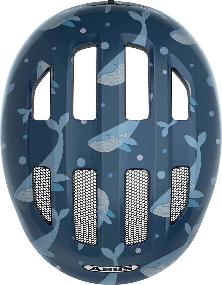 Abus Smiley 3.0 - Fietshelm - Kinderen Blue Whale S (45 - 50 cm) (4003318672613)