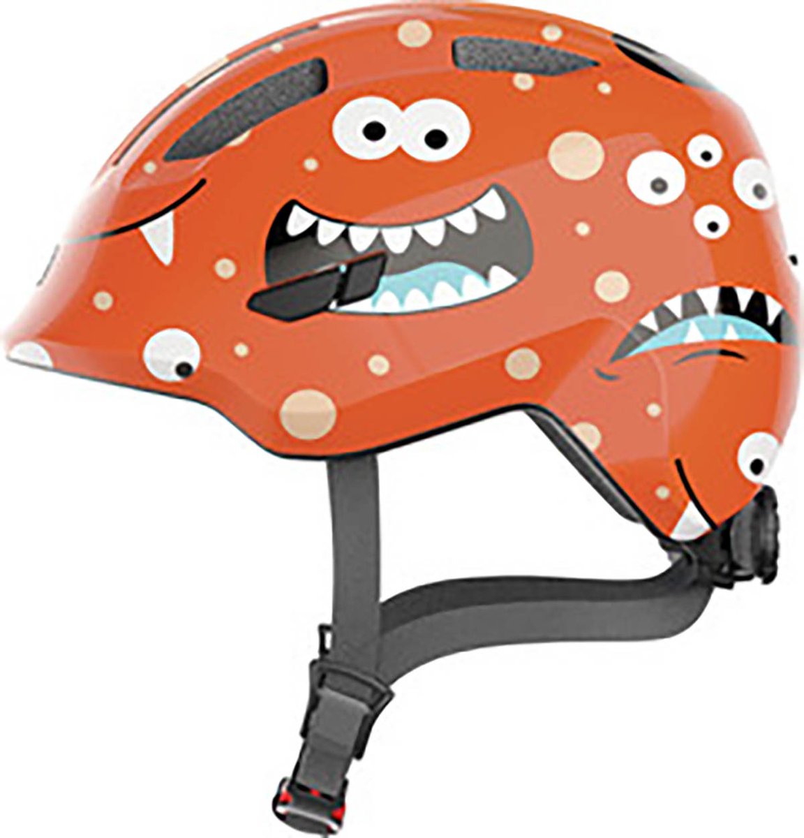 Abus Smiley 3.0 - Fietshelm - Kinderen Orange Monster M (50 - 55 cm) (4003318672668)
