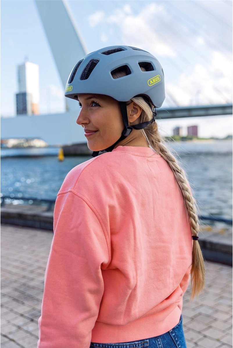 Abus Youn-I 2.0 - Fietshelm - Kinderen Cool Grey M (52 - 57 cm) (4003318918919)