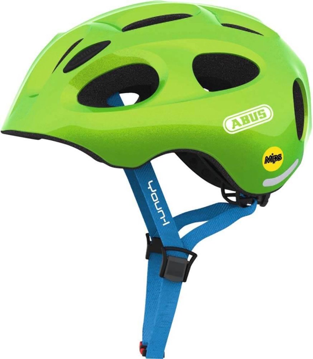 Abus Youn-I MIPS Fietshelm - Maat M (52-57 cm) - sparkling green (4003318388149)