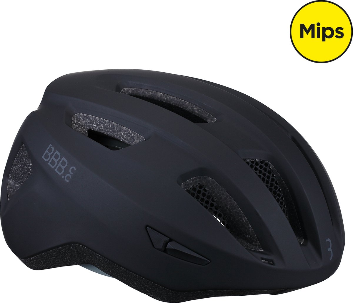 BBB Cycling Condor MIPS 2.0 Racefiets Helm - Mountainbike Helm - Wielrenhelm - Mat Zwart - Maat M - Fietshelm Dames & Heren - BHE-174 (8716683132366)