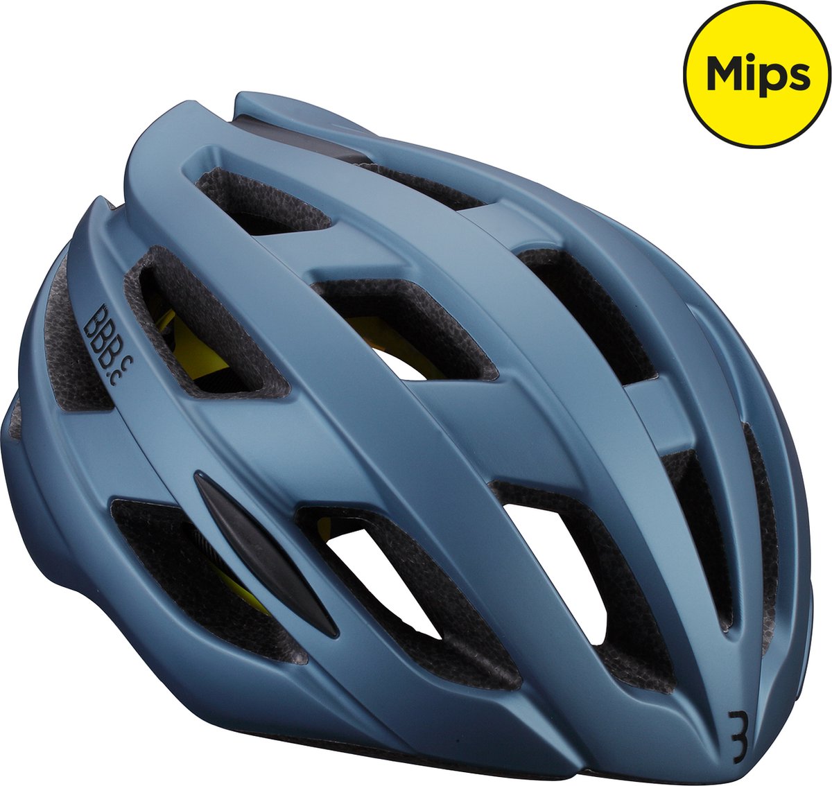 BBB Cycling Hawk MIPS Racefiets Helm - Wielrenhelm - Fietshelm Volwassenen - Mat Blauw - Maat L - Fietshelm MIPS - BHE-153 (8716683133097)