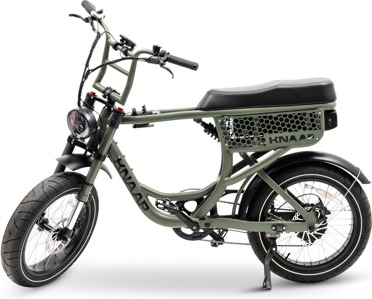 KNAAP - BCN DEEP GREEN + Front rack - Elektrische fatbike - Rijklaar - 2 jaar garantie - Lid van RAI vereniging (8721246490470)
