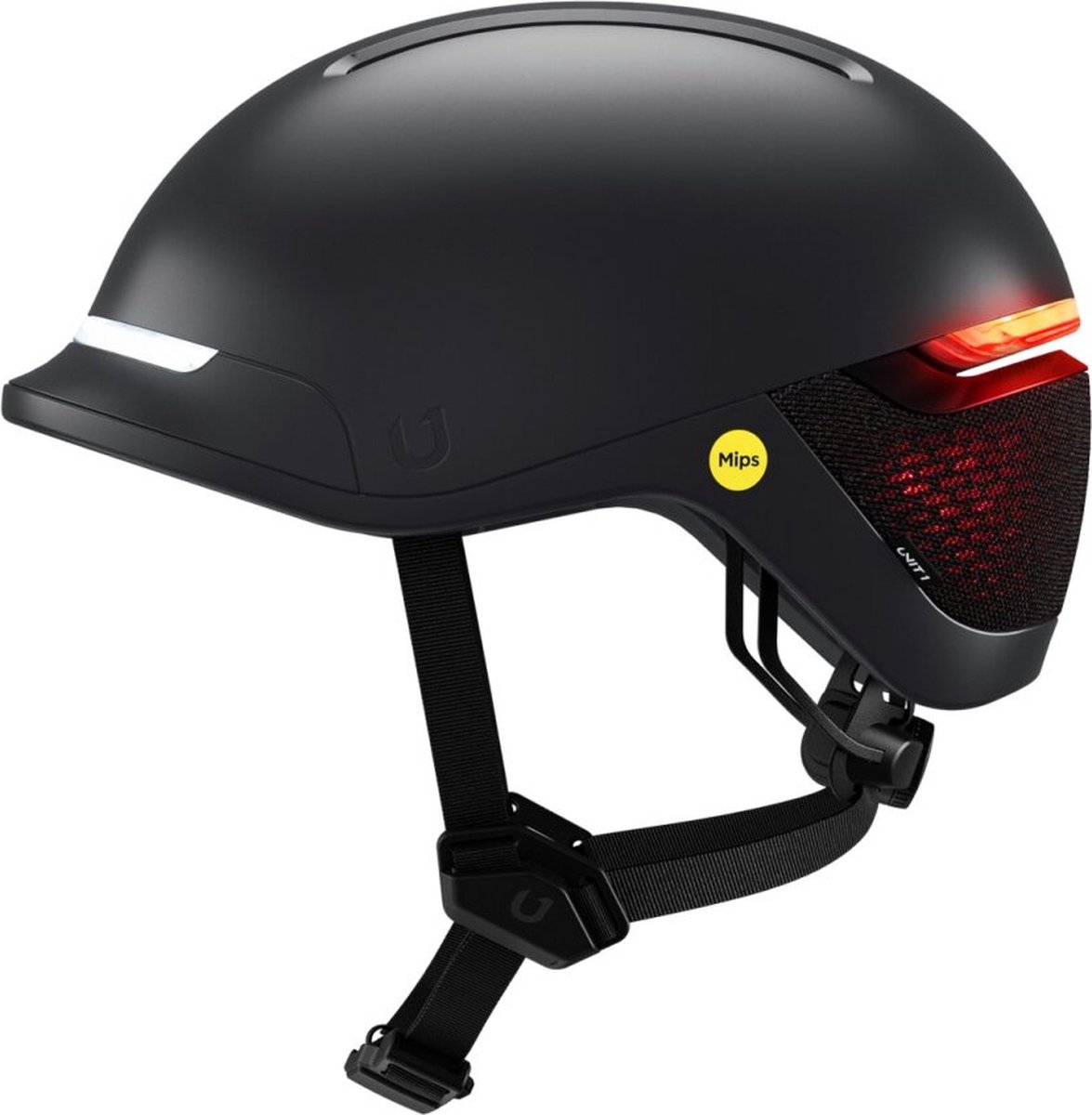 Unit 1 - FARO MIPS M BLACKBIRD - Fietshelm met slimme functies - zwart incl. afstandsbediening voor knipperlichten (0723592480523)