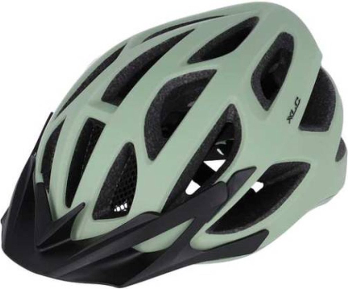 XLC Fietshelm Leisure - Light Mint/Black - 58-62cm - BH-C33 - Maat L/XL - Fietshelm Volwassen (6096217265251)