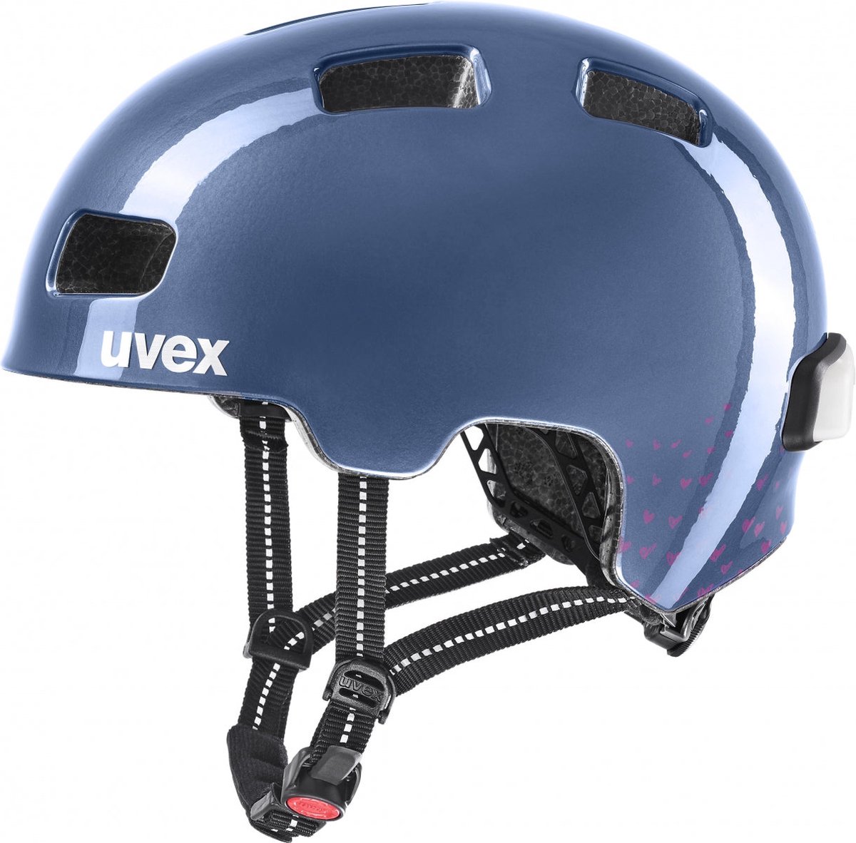 uvex City 4 Mini Me Fietshelm Midnight/Berry - Unisex - maat 55-58 (4043197337975)