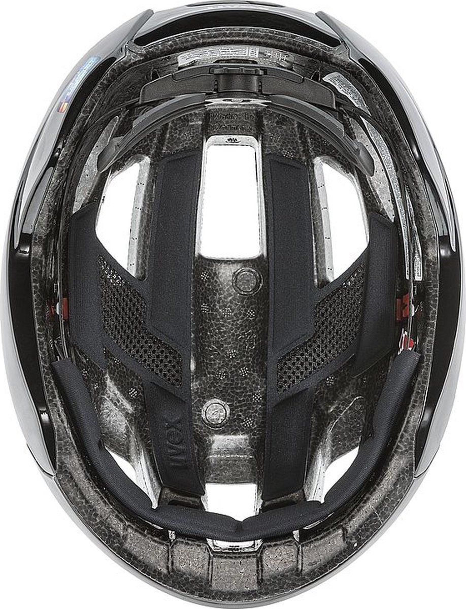 uvex Rise Fietshelm All Black - Unisex - maat 56-60 (4043197347387)