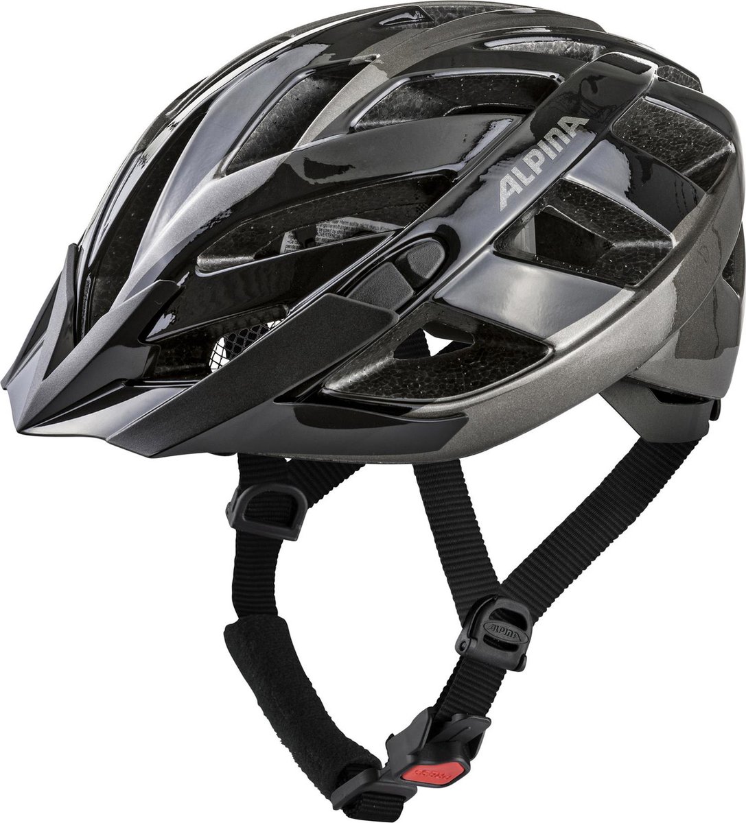 Alpina Panoma 2.0 Fietshelm, zwart/grijs Hoofdomtrek 56-59cm (4003692285737)