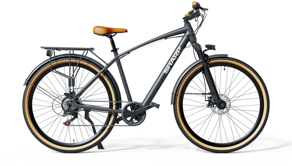 Sharp Brooklin elektrische herenfiets 7.8Ah 29 inch (5905683273725)