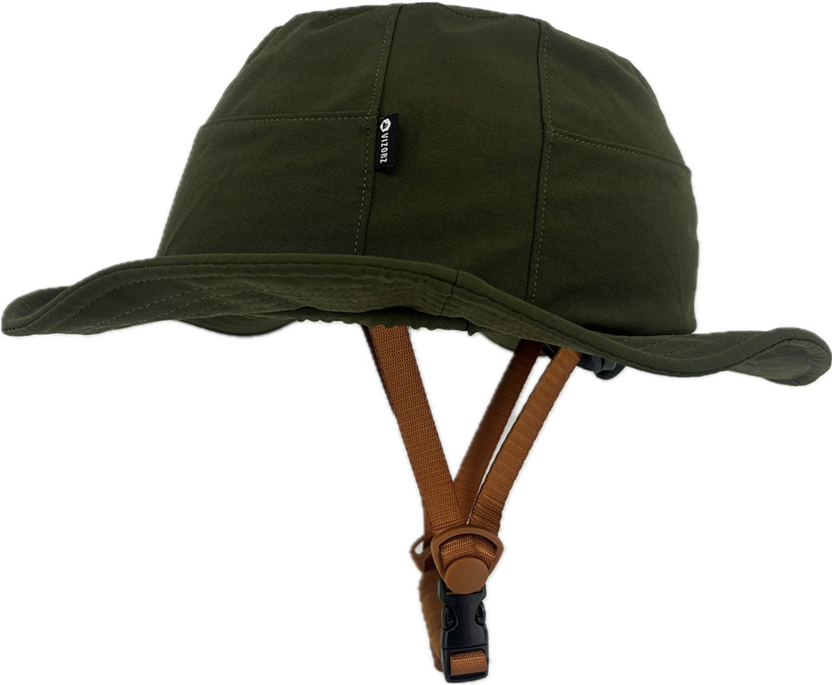Vizorz SwitchCap fietshelm - Green sunny classic (8785284807751)