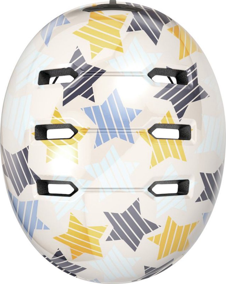 Abus Skurb Kid - Fietshelm - Kinderen Grey Stars S (45 - 50 cm) (4003318047442)