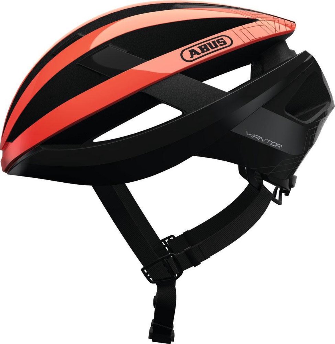 Abus Viantor Fietshelm - Maat S (51-55cm) - Oranje (4003318826795)