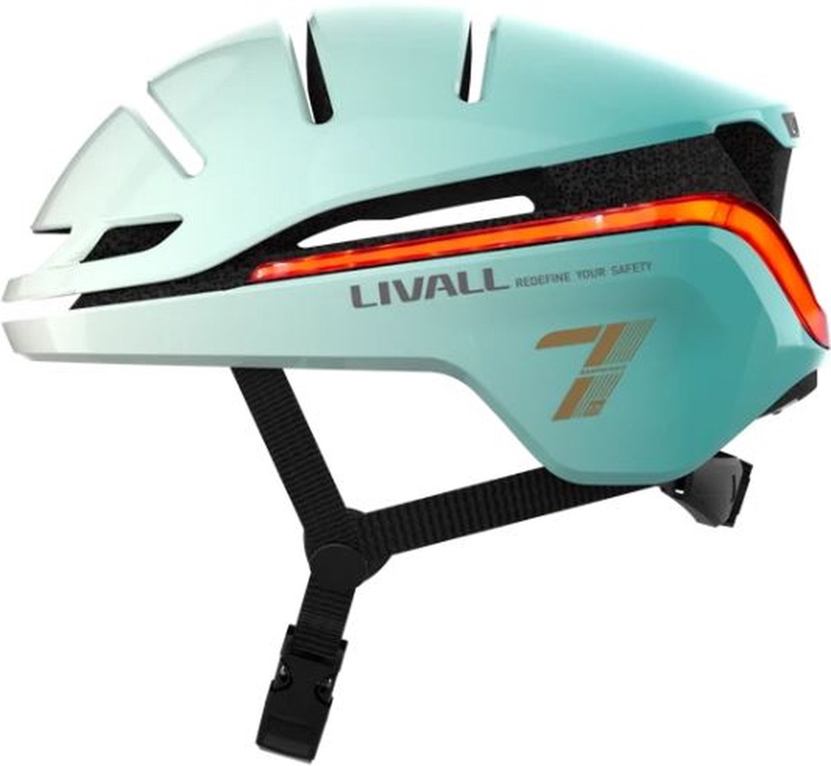 Livall EVO21 Green Large - (Smart) fietshelm - SOS functie - LED richtingaanwijzers - Smart verlichting (6970173153169)