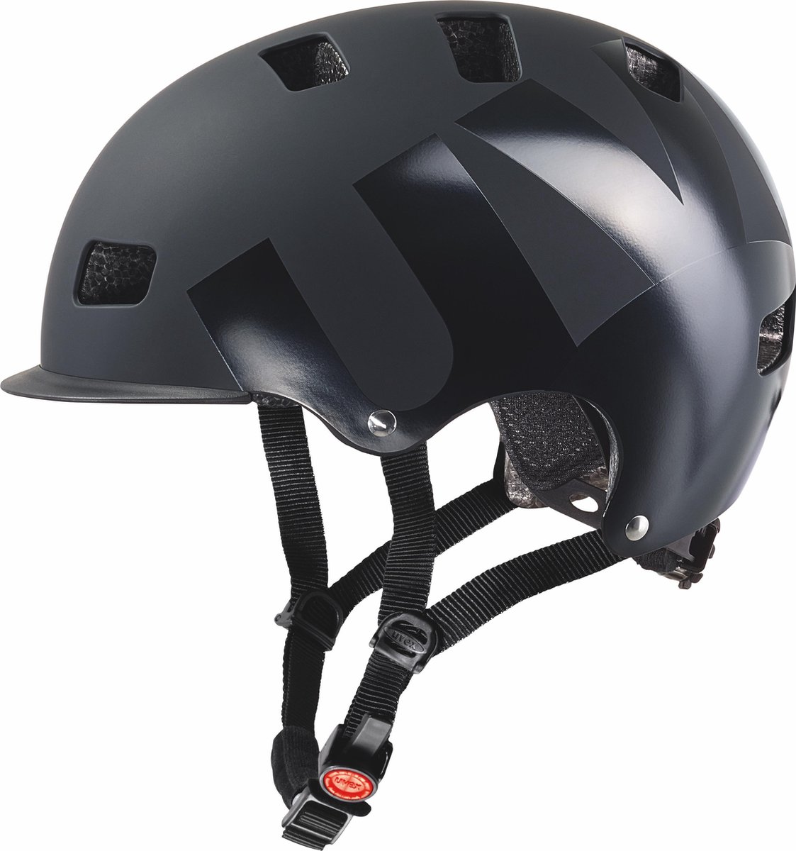 UVEX Helmet 5 bike pro Fietshelm zwart Hoofdomtrek 58-61 cm (4043197272337)