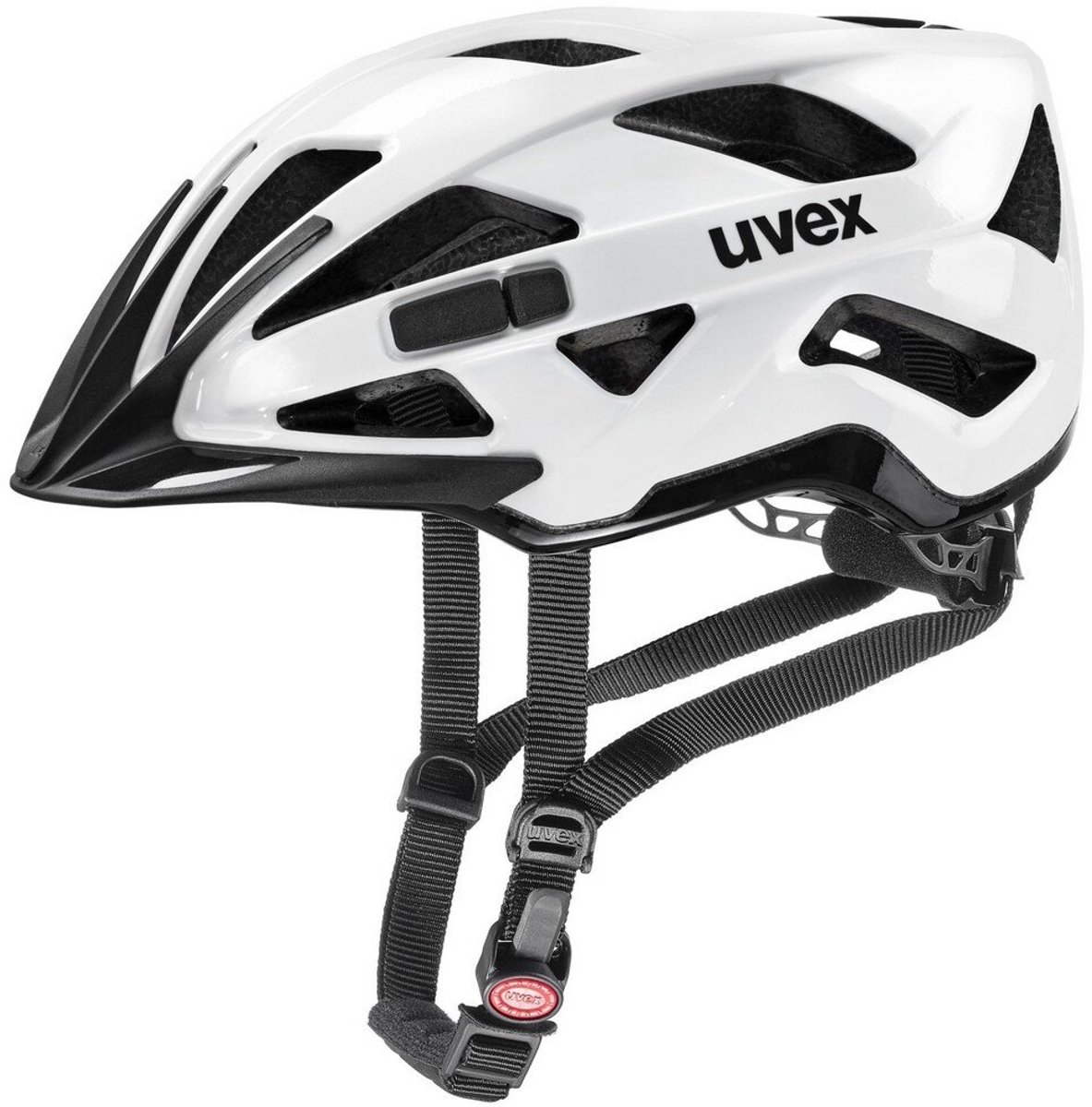 uvex Active Fietshelm White/Black - Unisex - maat 56-60 (4043197322865)