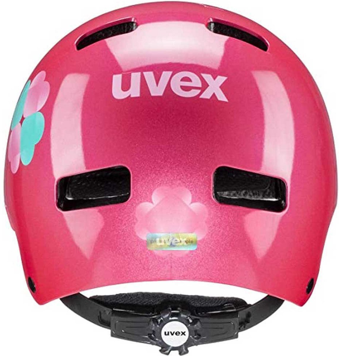 uvex Kid 3 Fietshelm Kind Pink/Flower - Unisex - maat 55-58 (4043197337265)