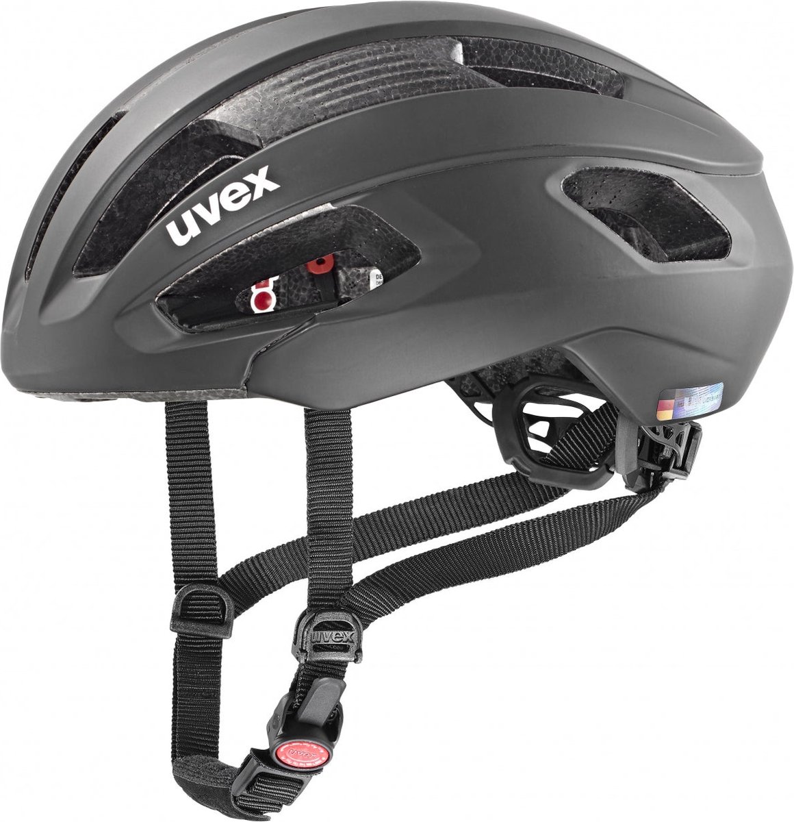 uvex Rise CC Fietshelm All Black - Unisex - maat 52-56 (4043197352572)