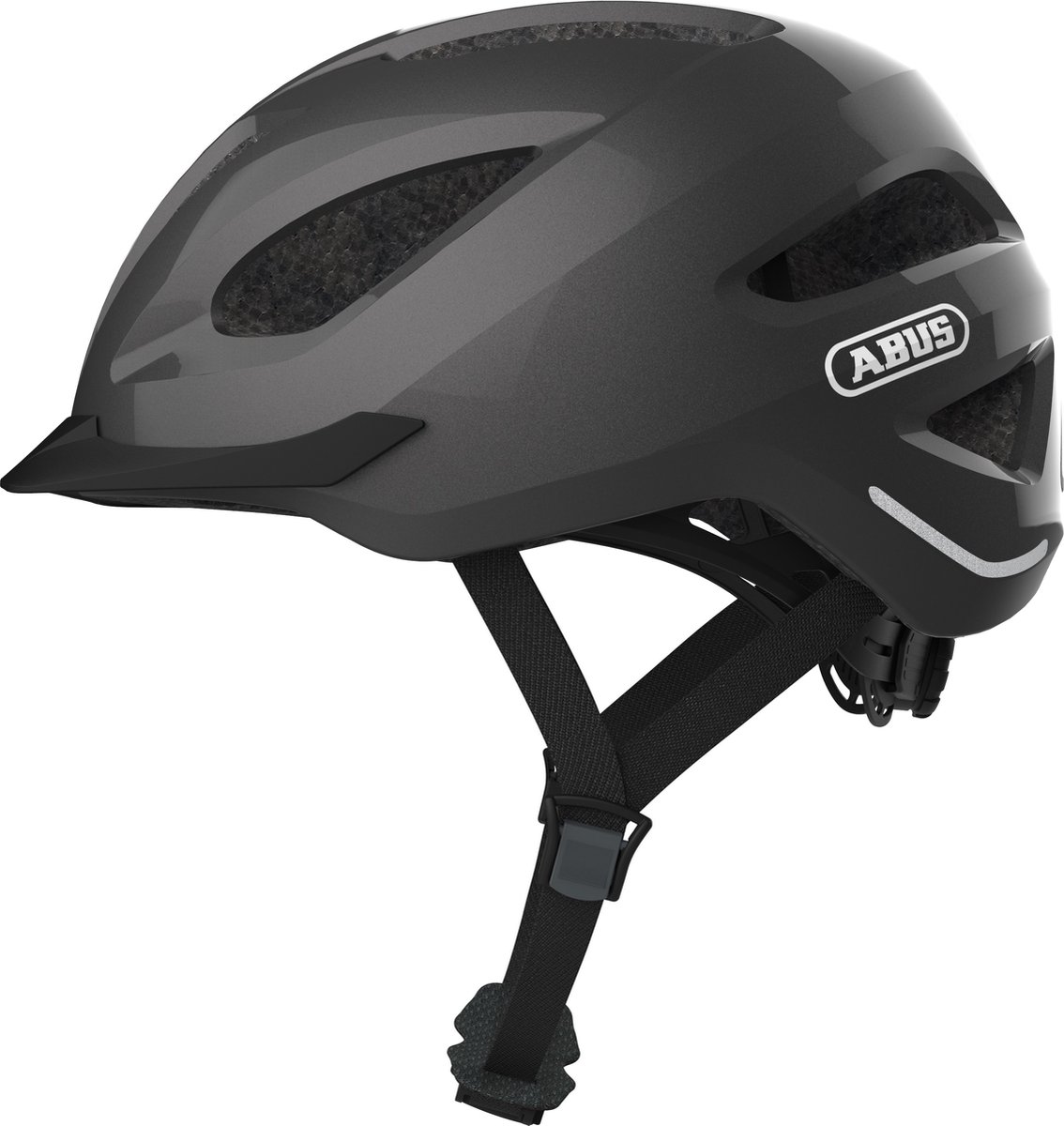 ABUS Pedelec 1.2 Fietshelm - Sparkling titan - Maat L (56-62 cm) NTA gekeurd - Geschikt voor high speed e-bikes en snorfietsen (4003318960109)