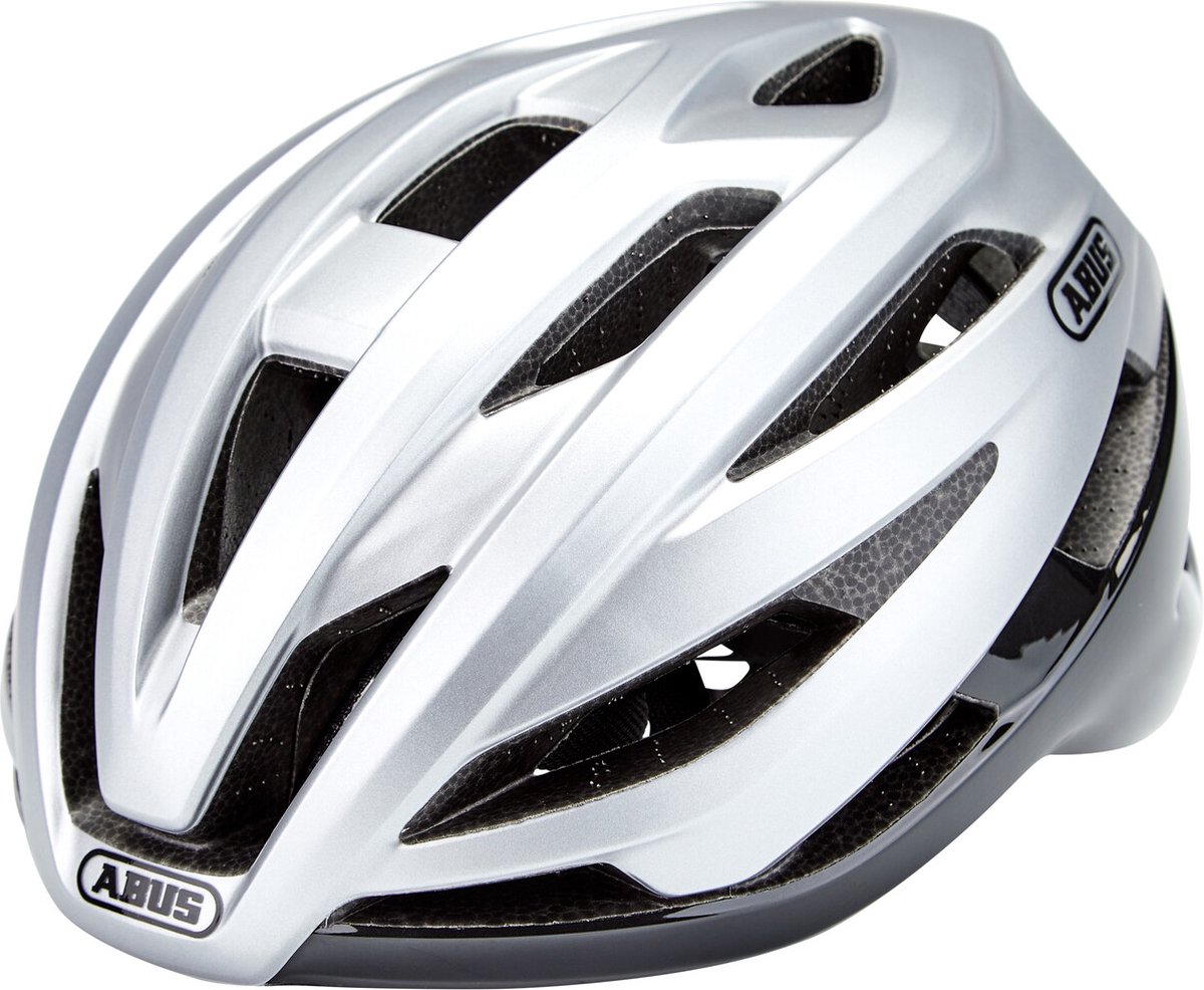 ABUS StormChaser Fietshelm - Maat S (51-55 cm) - Gleam Silver (4003318871917)
