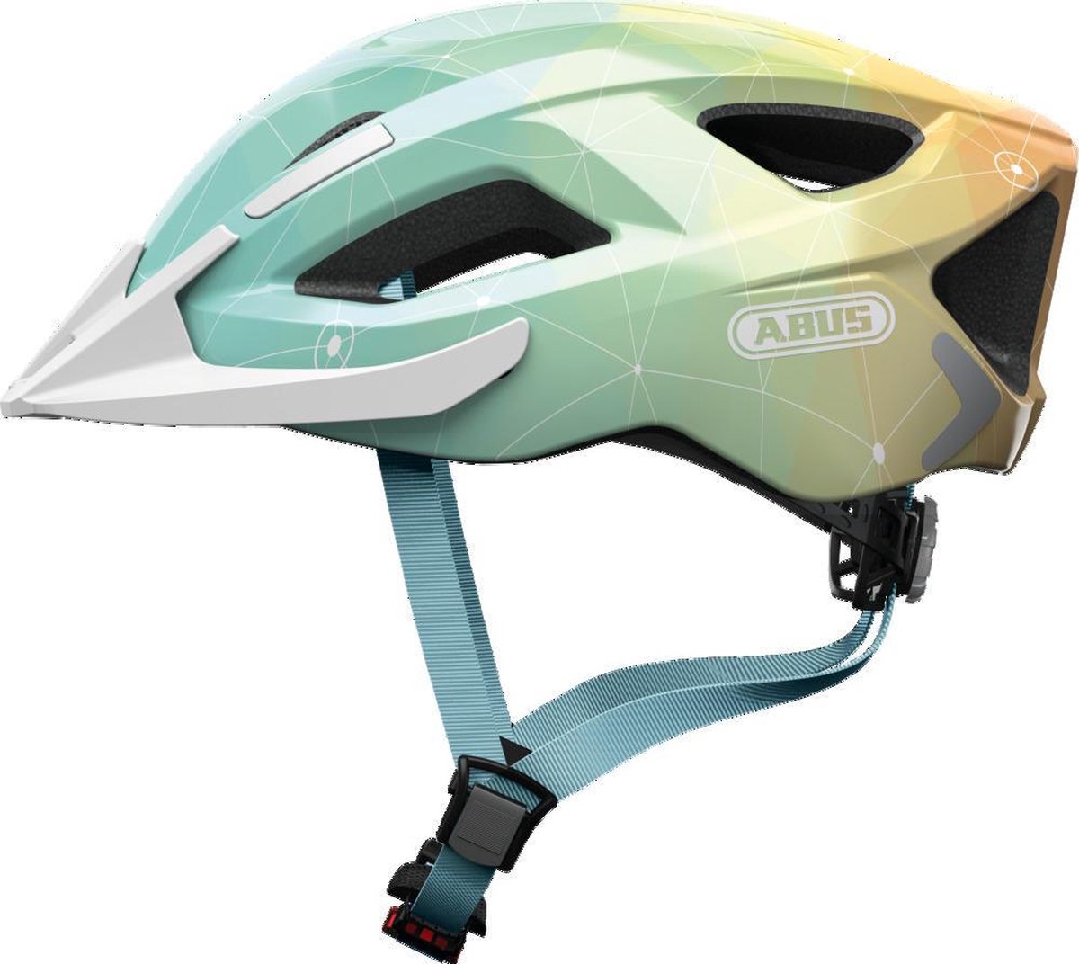 Abus Aduro 2.0 Fietshelm - Maat S (51-55 cm) - blue art (4003318826566)