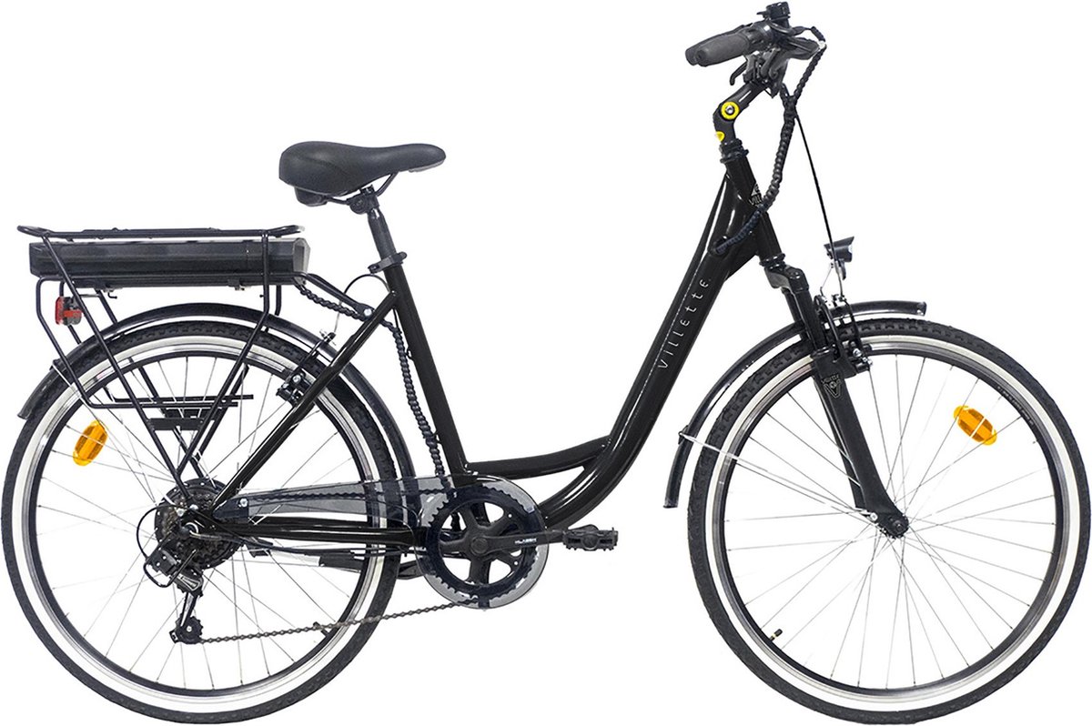 Le Petit Bonheur elektrische damesfiets 13Ah 6sp 26 inch zwart (8720618724816)