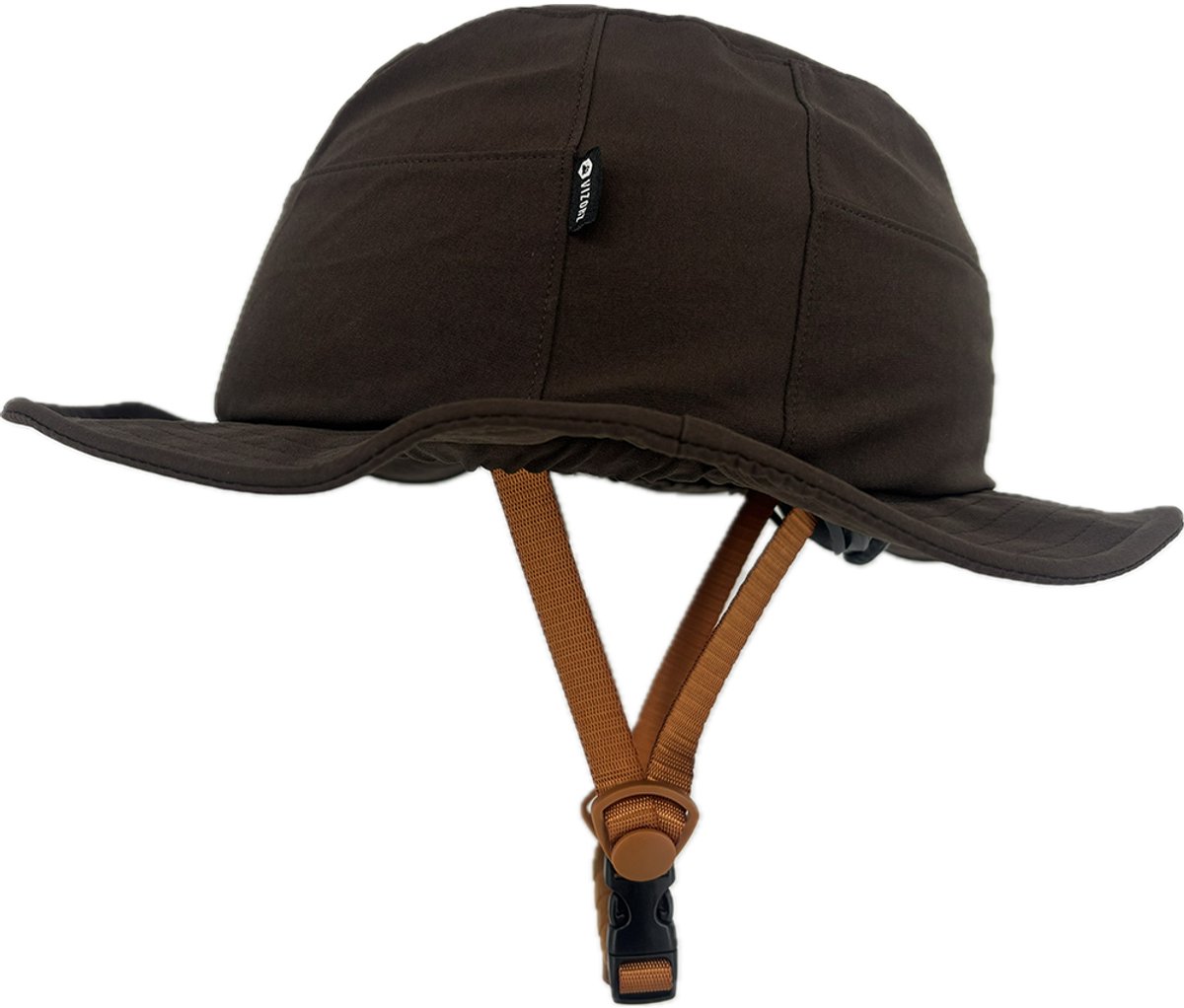 Vizorz SwitchCap fietshelm - Brown sunny classic (8785284807706)