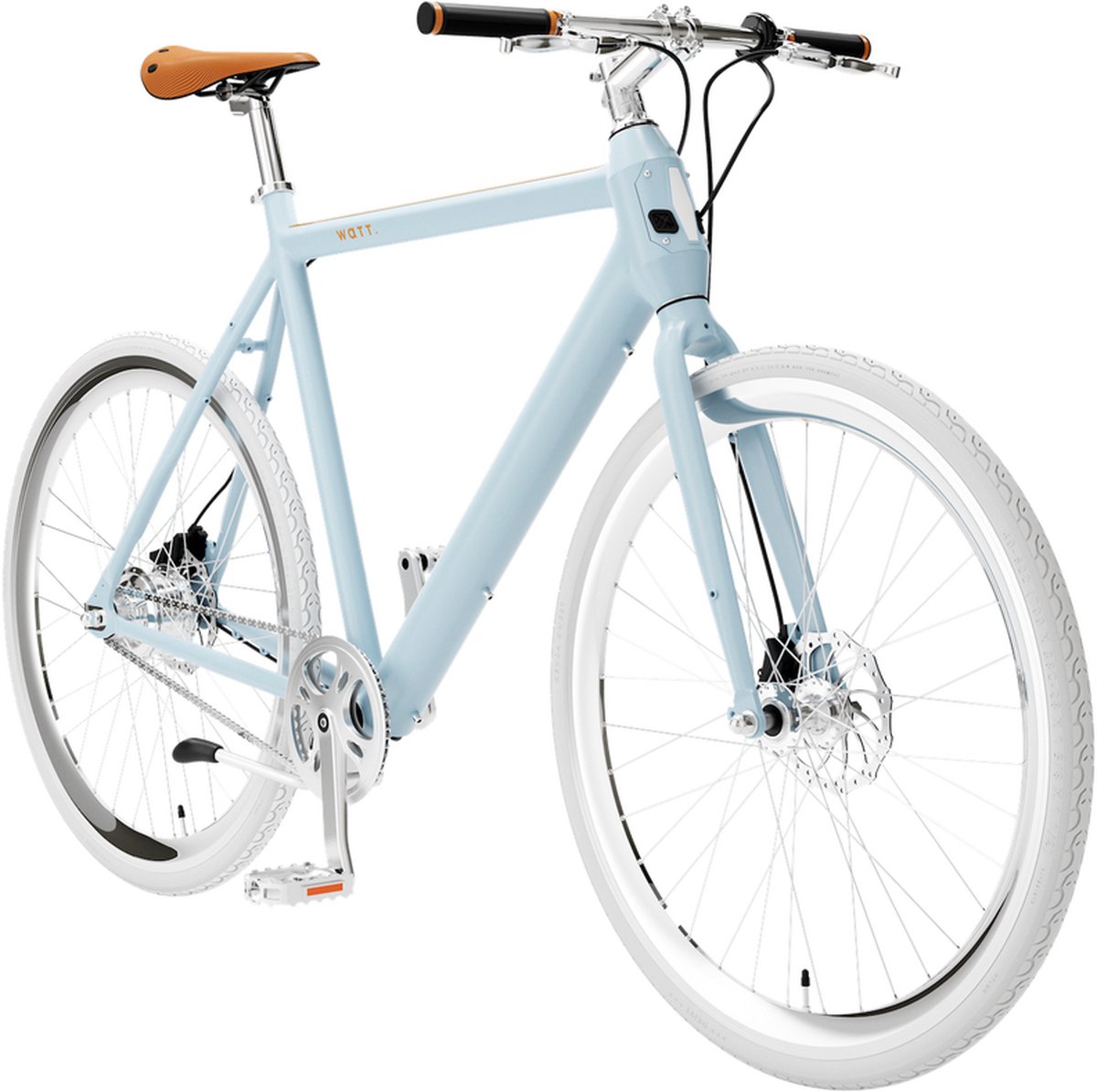Watt New York E-Bike - Blue Edition - Elektrische fiets - 54 cm (8719327531716)