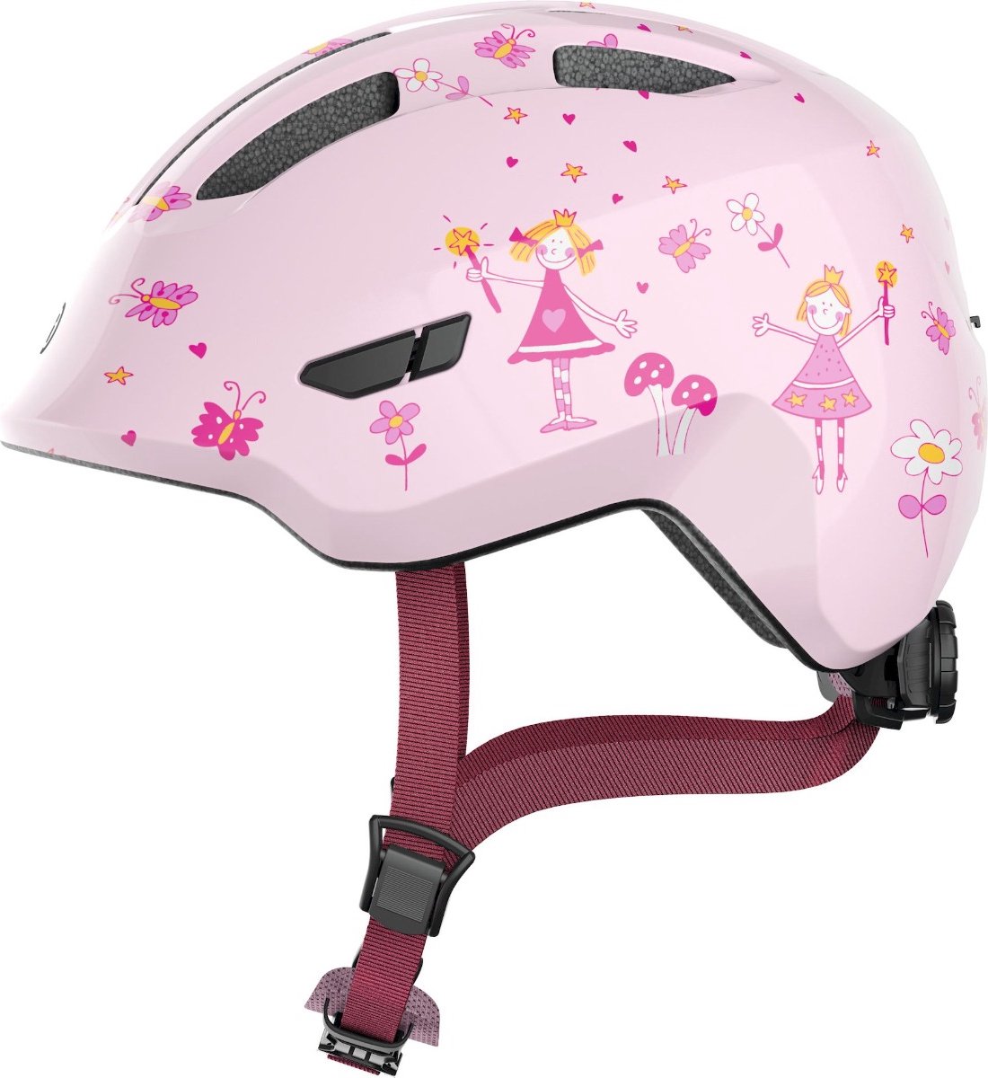 Abus Smiley 3.0 Fietshelm - Roze (4003318672514)