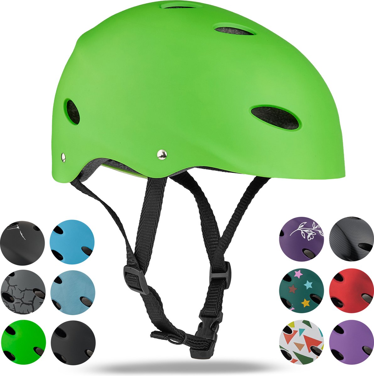 Apollo Verstelbare Fietshelm Skatehelm (4250518563955)