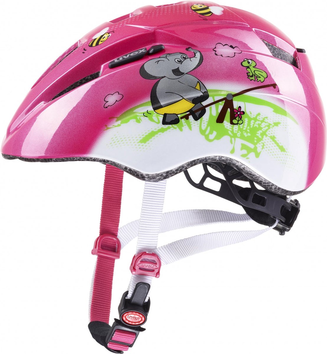 uvex Kid 2 Fietshelm Kind Pink/Playground - Unisex - maat 46-52 (4043197323282)