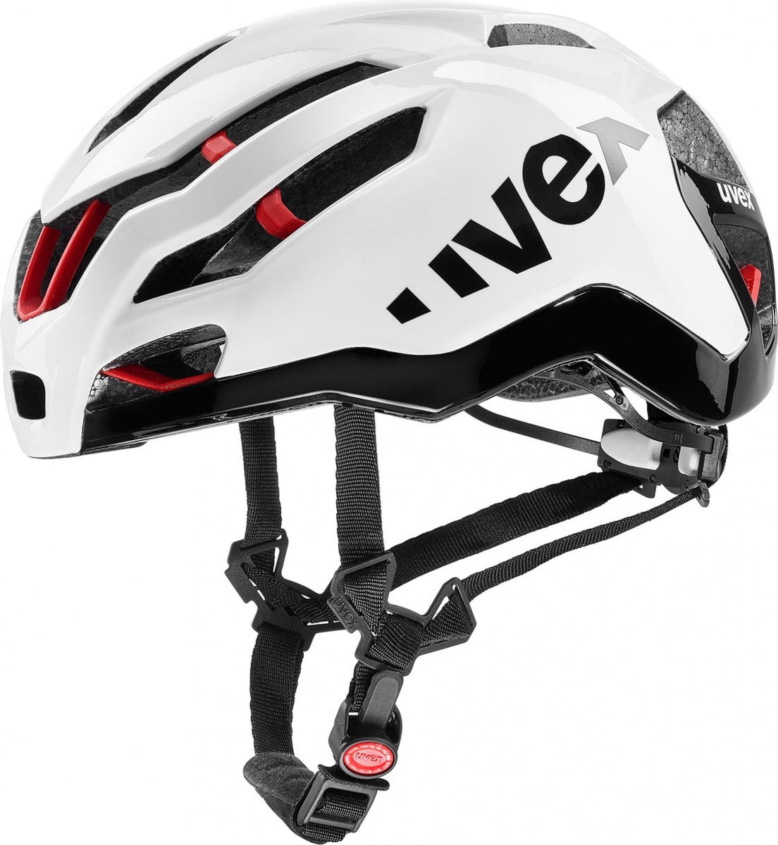 uvex Race 9 Fietshelm White - Unisex - maat 53-57 (4043197314327)