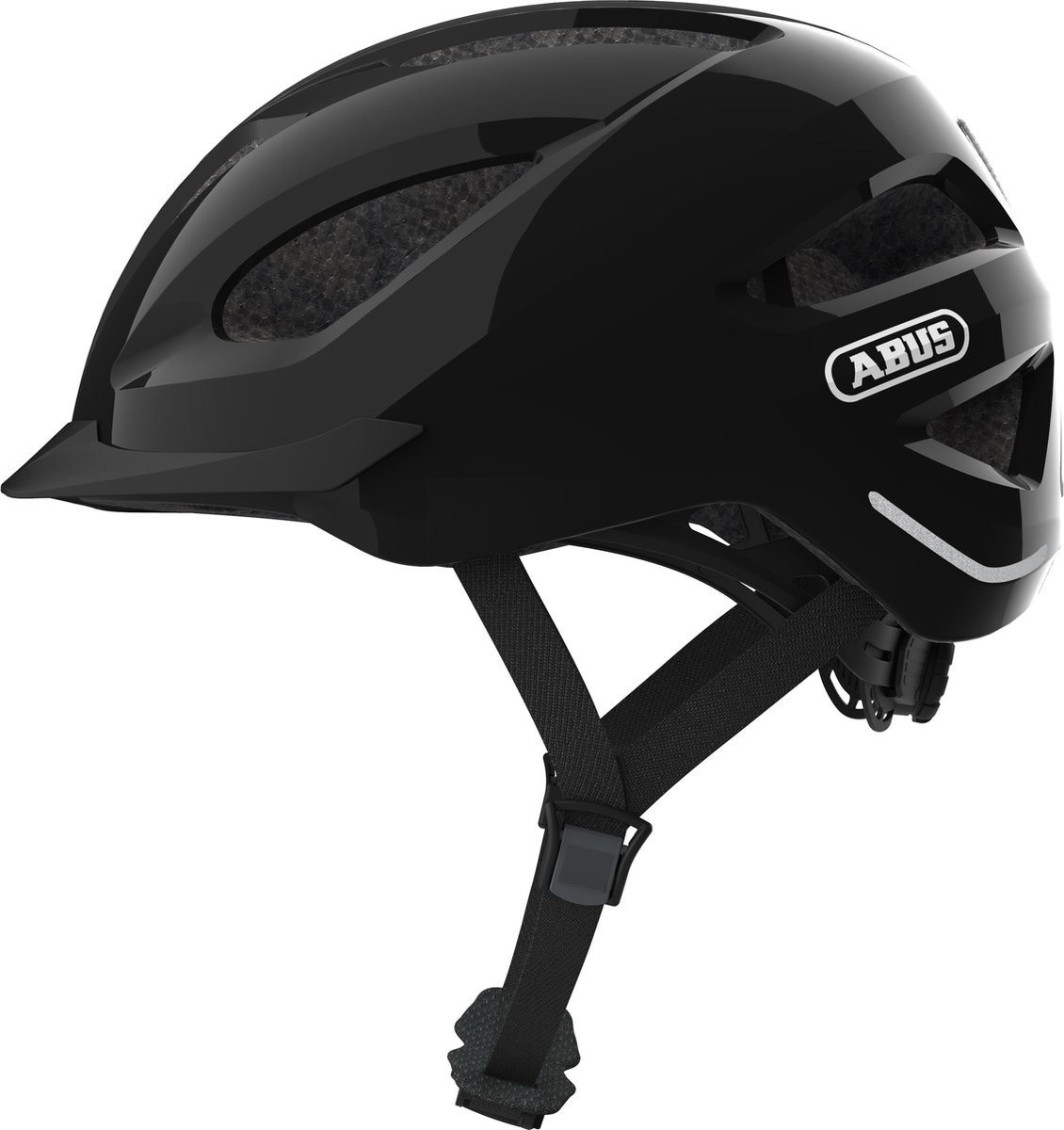 ABUS Pedelec 1.2 Fietshelm - Shiny black - Maat L (56-62 cm) NTA gekeurd - Geschikt voor high speed e-bikes en snorfietsen (4003318960123)
