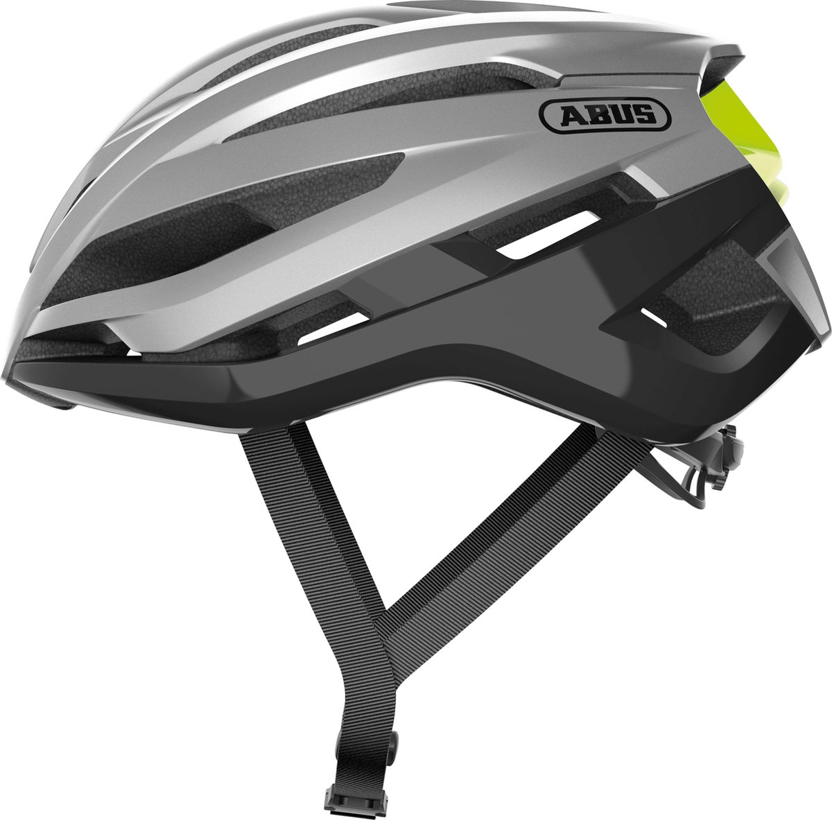 ABUS StormChaser Fietshelm - Maat L (57-61 cm) - Gleam Silver (4003318871931)