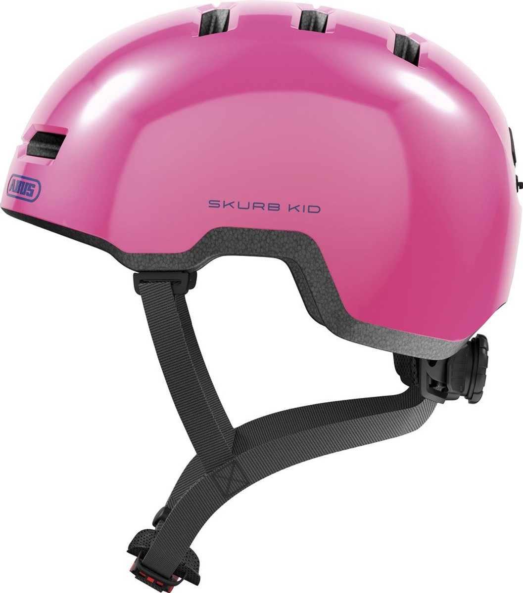 Abus Skurb Kid - Fietshelm - Kinderen Shiny Pink M (50 - 55 cm) (4003318046506)