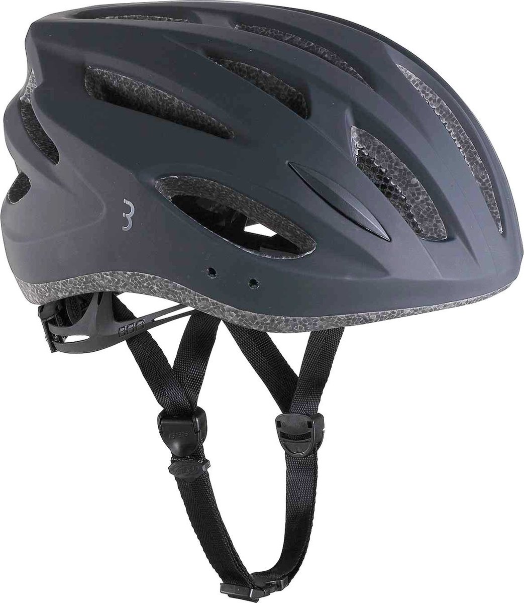 BBB Cycling Condor Fietshelm Volwassenen - MTB Helm & Racefiets helm - Wielrenhelm - Fietshelm Dames - Fietshelm Heren - Zwart - Maat L - BHE-35 (8716683107258)